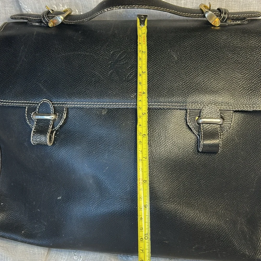 Loewe made in Spain leather briefcase handbag